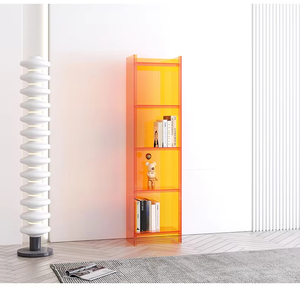 Customizable Designed <b>Plastic</b> Standing Storage Shelf Office Sets Kid Bookcase Acrylic Bookshelf - Product Image 3