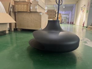 Chimenea Moderna <span class=keywords><strong>de</strong></span> <span class=keywords><strong>Leña</strong></span> <span class=keywords><strong>de</strong></span> Fácil Instalación, Montada en el Techo, sin Ventilación, Suspendida, Colgante, para Casa u Hotel - Product Image 5