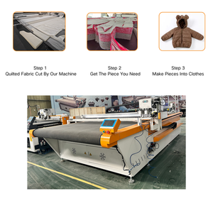 Kumaş bez 2516 tekstil kesme makinesi giysi için DK CNC dijital masaüstü kesici kesme makinesi - Product Image 3