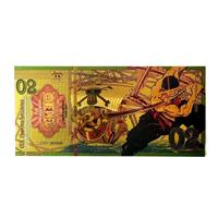8 Styles de Cartes de Collection de Souvenirs Commémoratifs en Plastique Doré Gaufré Holographique, Thème Épée de Pirate