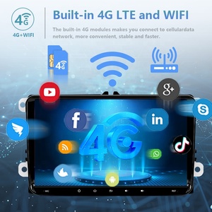 Nuovo Arrivo Autoradio Android 9 Pollici 4+64GB 2 Din per VW Amarok Beetle Caddy Bora Polo Golf MK5 <span class=keywords><strong>A6</strong></span> Plus <span class=keywords><strong>Passat</strong></span> B6 T5 Transporter - Product Image 2