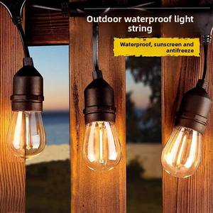 Guirlandes lumineuses solaires S14 Edison avec télécommande pour la décoration de jardin, café, <span class=keywords><strong>bistrot</strong></span> - Product Image 6