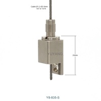 Kit de suspension pour tableaux avec pince à câble, système de suspension pour tableaux, pince à câble
