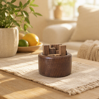 Diffuseur d'arômes passif artisanal en bois, pierre parfumée naturelle, ornement désodorisant pour la maison, cadeau diffuseur d'huiles essentielles