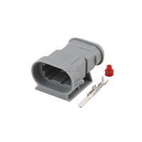Conector Automotriz Impermeable de 6 Pines, Color Gris, DJ7066YA-3.5-11/21, Enchufe Sellado de Alta Resistencia para ECU, Sensor y Arnés de Iluminación