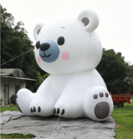 Vente en gros d'usine de personnages gonflables publicitaires sur mesure en forme d'animaux, poupées gonflables pour la décoration de fêtes et de festivals