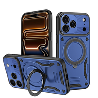 Coques de téléphone Lichicase avec protection d'appareil photo, style armure, charge sans fil, pour OPPO Reno 15 15C 15F, coque arrière magnétique