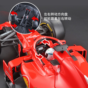 Diecast 1:18 Ferrari F1 SF71H(2018) Racing mô phỏng hợp kim siêu xe mô hình trang trí bộ sưu tập quà Tặng hợp kim Xe mô hình - Product Image 5