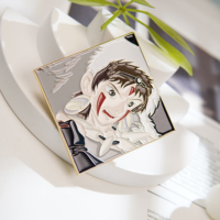 Épinglette en émail personnalisée Kawaii Anime, broche en métal personnage de dessin animé, épinglette de revers tendance pour les amateurs d'Anime, épinglettes en émail personnalisées en gros