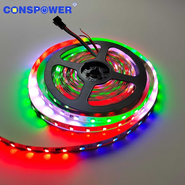 Addressable RGBW LED Color Magic Strip 60LEDS/M Programmable IC WS2814A RGBW 5050 24V Adressierbarer Streifen Bande Adressable