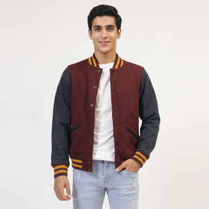 Vestes universitaires pour hommes, tendance, best-sellers, de qualité supérieure, broderie personnalisée, produits d'hiver, veste universitaire pour hommes, patchwork - Product Image 1