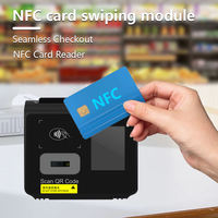 Terminal mobile intelligent 8 pouces, 4G Android, caisse enregistreuse, système de point de vente tout-en-un pour magasin de détail, imprimante, WiFi, NFC, USB