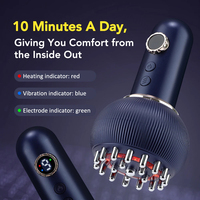 Vente chaude De Poche Sans Fil Corps Masseur Ventouses Dispositif Acupuncture Cellulite Méridien Brosse pour Soulager La Douleur