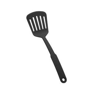 Spatola perforata nera antiaderente per friggere pancake e omelette - Product Image 1