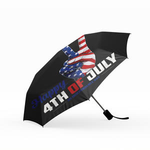 Ombrello esterno di protezione UV progettato su misura con stampa di bandiera del paese per attività commerciali e forniture per feste promozionali - Product Image 3