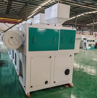 Machine à décortiquer le café, capacité 3-6 T/h, puissance 44 kW, double rouleau en fer, double conduit d'air, usage industriel, modèle JLSM30/60