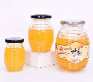 Clear glass honey jar Screw cap <b>oil</b> <b>bottle</b> 300ml cooking <b>oil</b> storage Round glass storage <b>bottle</b> Honey jar with lid - Product Image 6