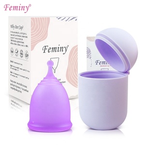 <span class=keywords><strong>Copa</strong></span> <span class=keywords><strong>Menstrual</strong></span> de silicona médica personalizada al por mayor y vidrio esterilizador - Product Image 1