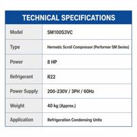 Original ForSM100S3VC SM110S3VC SM120S3VC SM100S9VC SM110S9VC pour capteur de refroidissement par réfrigération Type R22