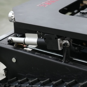 Safe Overcharge Protection Remote Control Diesel Crawler Mower 4WD <b>Gasoline</b> 22HP for Steep Hillside Brush Cutting - Product Image 2