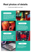 Machine de boxe intelligente nouvelle génération pour enfants, simulateur de frappe de qualité supérieure, idéale pour les parcs d'attractions