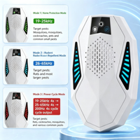 Répulsif à ultrasons pour souris et insectes, 3 modes de fonctionnement intelligents, fréquence variable, à brancher, pour usage intérieur
