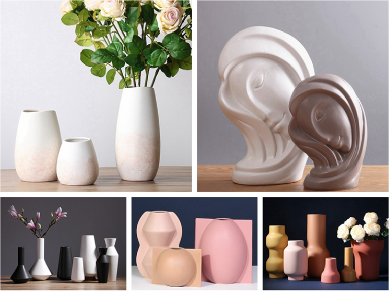 Creative elegant living room table home flower arrangement ceramic vases