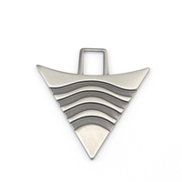 Tirette de fermeture éclair métallique personnalisée professionnelle avec logo – Tiroir de fermeture éclair sur mesure OEM ODM pour vêtements