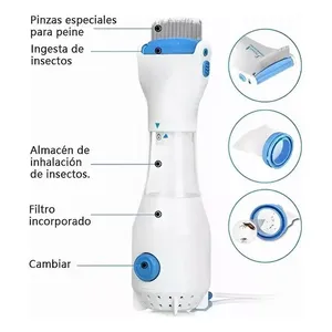 Peigne Électrique Anti-Puces pour Animaux, Brosse de Toilettage Électrique pour l'Élimination des Poils, Destructeur de Tiques et <span class=keywords><strong>Poux</strong></span> Électrique pour Chiens et Chats – Vente en Gros Transfrontalière - Product Image 3