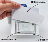 Carte de visite NFC en acrylique personnalisée, réutilisable, programmable, RFID 1K pour le commerce de détail et l'hôtellerie
