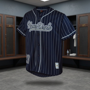 Custom Stripe Baseball Jersey Men Women Button Uniform Shirt Personalized Stitched Printed Team Name Number Logo Plus Size Short - Product Image 3