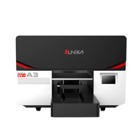 Impresora UV de Inyección de Tinta Plana Totalmente Automática A3, Impresora Multifuncional de Tarjetas DTF Flex Egg Roll-to-Roll con Cabezal de Impresión I3200