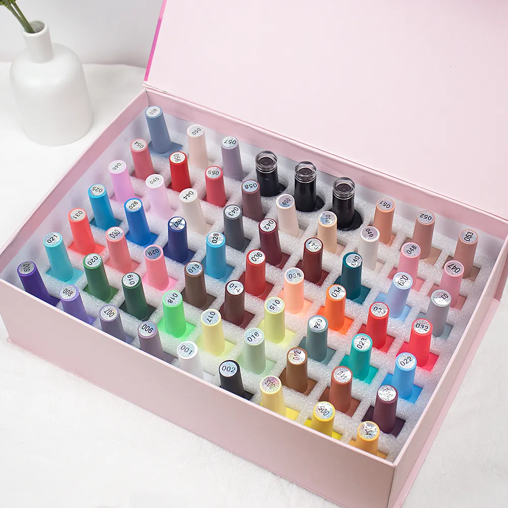 15Ml Custom Logo Nail Uv Gel Polish Set Levert Uv Gel Nagellak Kit Gelei Cover Roze Gel Nagellak Set