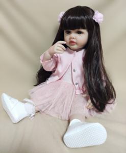 R & B-Kit de muñecas <span class=keywords><strong>Reborn</strong></span> para niñas, juguetes de bebé <span class=keywords><strong>Reborn</strong></span> de silicona, barata - Product Image 3