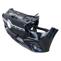 Kit de Parte Delantera Deportiva Desmontada de Segunda Mano para Mercedes GLE W167, Parachoques Delantero Completo y Faro, Piezas Originales de Automóvil