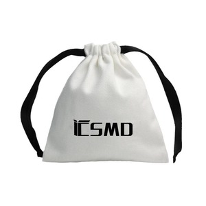 Csmd Trung Quốc Các Nhà Sản Xuất Bán Buôn Quà Tặng Bao Bì Biểu Tượng Màu Đen Chấp Nhận Tùy Chỉnh Đồ Trang Sức Bông Dây Kéo Túi Cho Bông Tai Vòng - Product Image 1