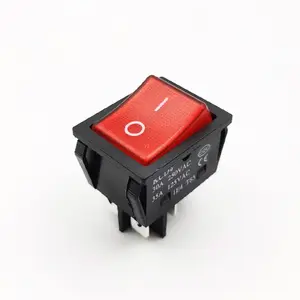 Venta caliente KCD4 30A alta corriente rojo amarillo verde azul T120/55 interruptor basculante