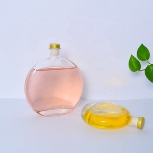 Bán Buôn 100Ml 250Ml 500Ml Frosted Rõ Ràng Mận Nước Ép Trái Cây Rượu Vang Chai Thủy Tinh Với Nút Chai - Product Image 3