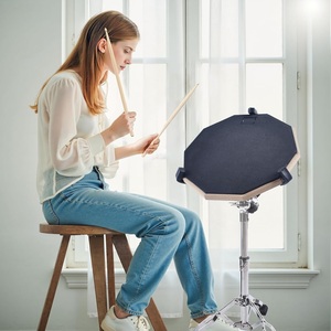 Comienza tu Camino como Baterista - Set de Pad de Práctica de Doble Capa de Metal Premium con Soporte Resistente, Sensación Realista y Accesorios Completos - Product Image 6