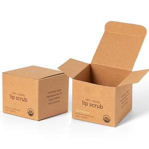 Scatola <span class=keywords><strong>di</strong></span> imballaggio in carta kraft confezione <span class=keywords><strong>di</strong></span> prodotti <span class=keywords><strong>di</strong></span> <span class=keywords><strong>bellezza</strong></span> per la cura della pelle siero cosmetico profumo piccola scatola <span class=keywords><strong>di</strong></span> imballaggio personalizzato - Product Image 1