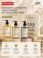 Gel Douche Corporel Botanique OEM ODM Marque Privée 500ml Hydratant Nettoyant Doux Parfum Naturel Quotidien