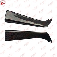 Z-ART 2013-2019 F30 séparateur arrière en carbone pour BMW F30 coin de diffuseur arrière en Fiber de carbone pour BMW série 3 F30