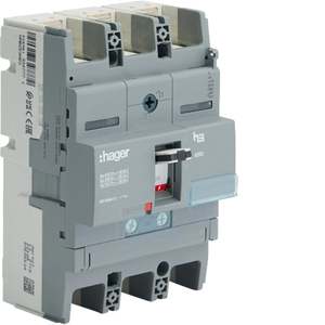 HNB250H ปรับแต่งได้ด้วยเซอร์กิตเบรกเกอร์แบบหล่อขึ้นรูปของ Hagers รุ่น h3 x250 TM 3P 40kA 250A - Product Image 1