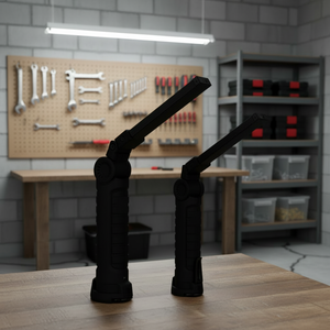 Luz de Trabajo Multifuncional COB con Imán para Automóvil, Luz de Advertencia LED Roja, Linterna Potente con Protección Contra Sobrecargas - Product Image 5