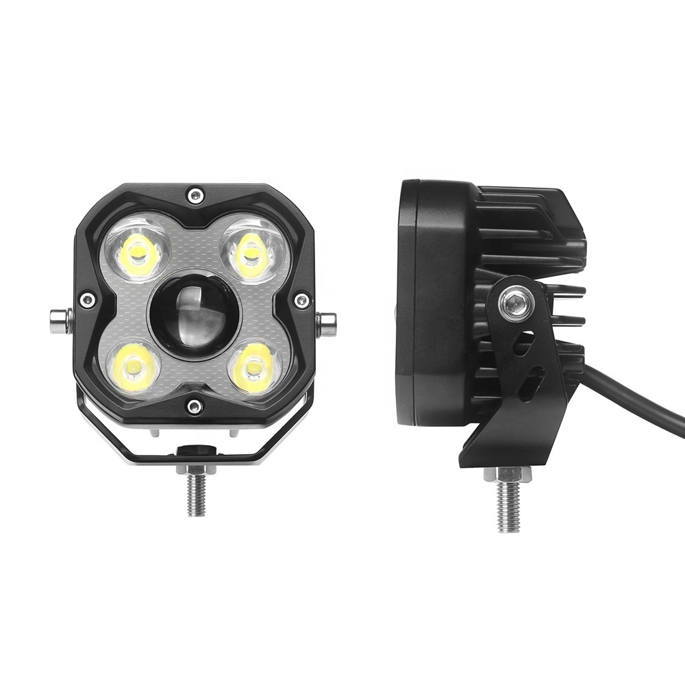 Factory Wholesale 35W 3.2 Inch Square Lamp DC10-30V LED Spot Flood Beam OffRoad Car Working Light