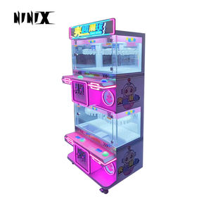 Máquina de garra de grúa para 4 personas, juguete de peluche que funciona con monedas, plato giratorio, regalo Premium para niños - Product Image 4