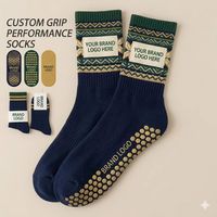 Gym Chaussettes De Luxe Qualité Mode Coton Hommes Crew Chaussettes Broderie Logo Imprimer Gym Chaussettes Personnalisées