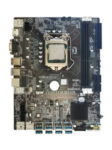 Mới aleo khai thác mỏ Bo mạch chủ B75 8 * USB3.0 Mainboard 8 Khe cắm thẻ USB DDR3 SATA SSD 8GPU <span class=keywords><strong>PCI</strong></span>-E 3.0 Bo mạch chủ <span class=keywords><strong>CPU</strong></span> Combo - Product Image 2