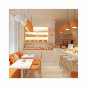 Boulangerie moderne Design d'intérieur Décoration de gâteaux de pâtisserie Comptoirs d'affichage de magasin pour magasins de gâteaux - Product Image 1