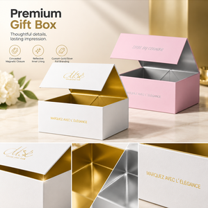ODM Design Boost Brand Recognition Elegant Bridal Style Magnetic <b>Gift</b> Box Recyclable Cardboard for Event Coordinators - Product Image 2